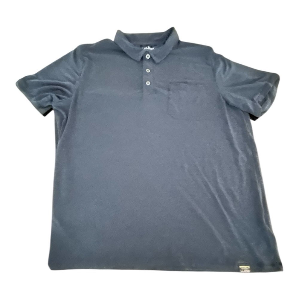 L.L. Bean Men’s Slightly Fitted Polo Shirt Large
Heathered Navy/Charcoal‎ Blue